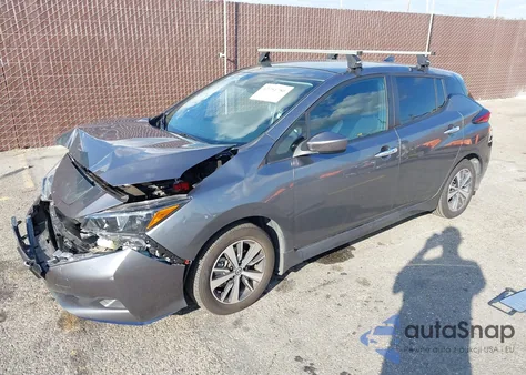 2022 Nissan Leaf S Plus 62 Kwh z USA, uszkodzony, nr VIN 1N4BZ1BV4NC559981